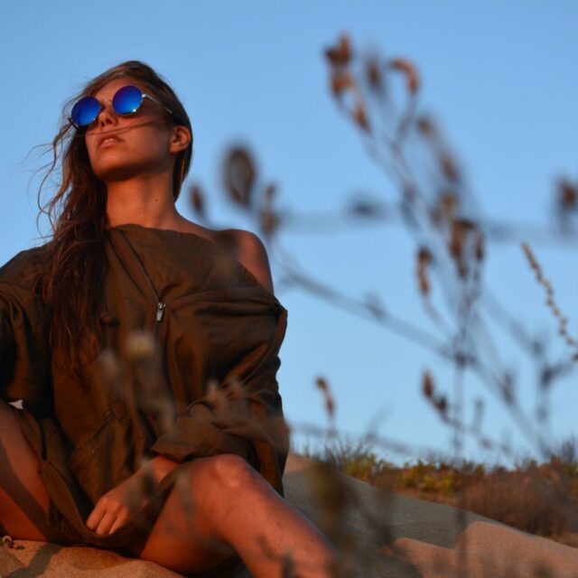 What helps sun damaged skin