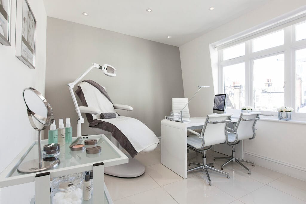 consultation room dermaplaining london